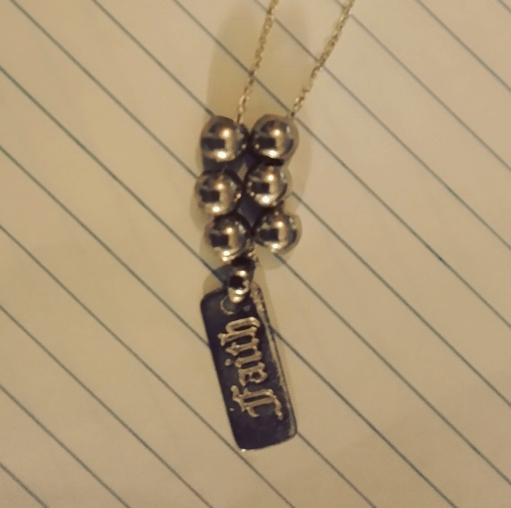 Sterling silver 18 in women's necklace with sterling silver charm